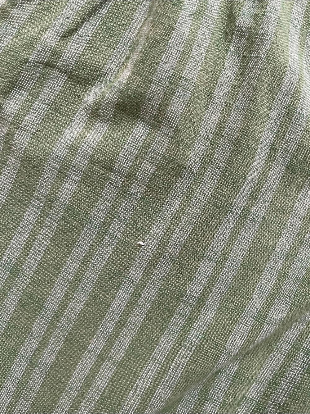Ace & Jig Hughes Pants in Palm Green Stripe Size XS Pull on 100% Cotton Pant - Picture 10 of 13